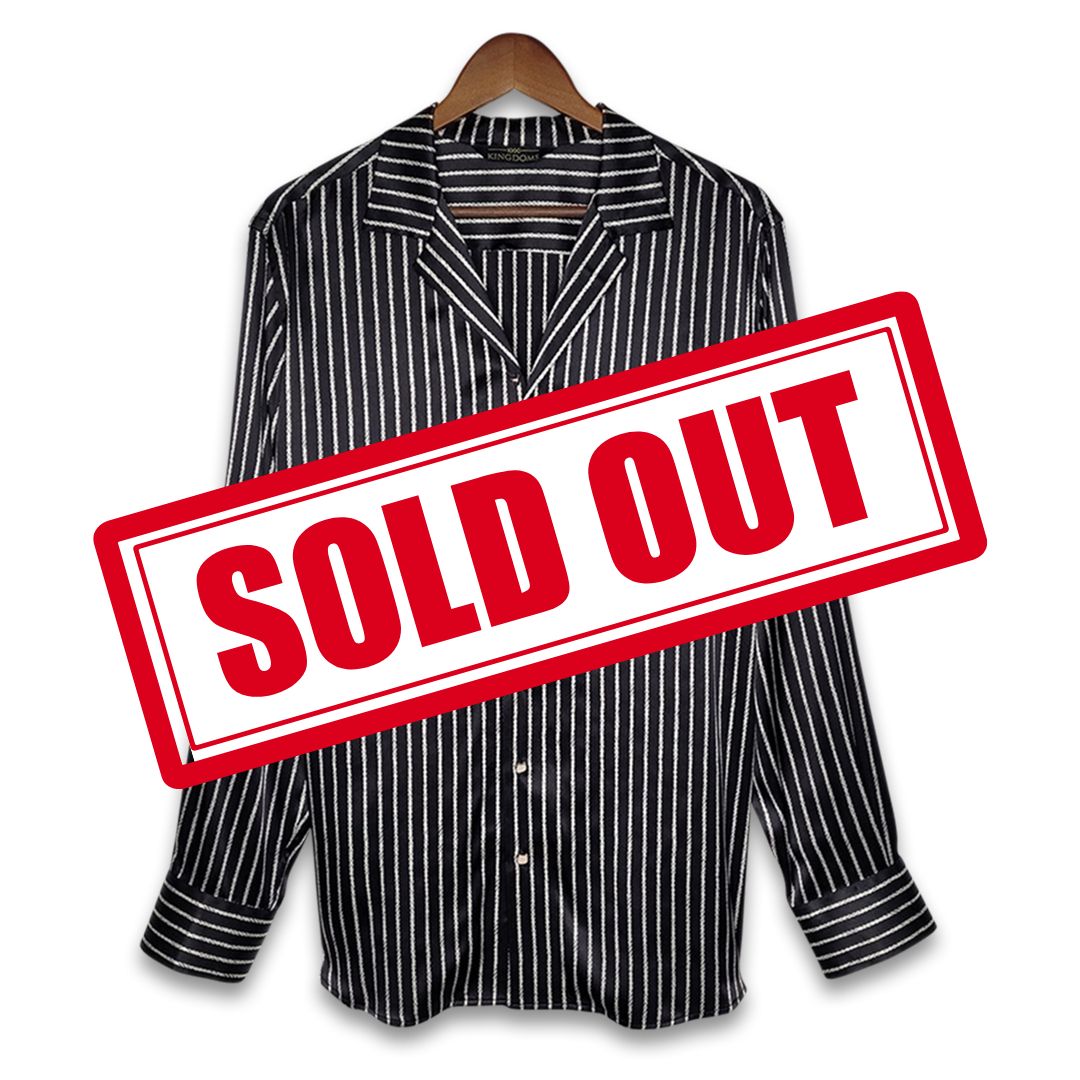open lace back dress Non-Iron Cotton Stripe Dress Shirt with Contrast Trim main image 1