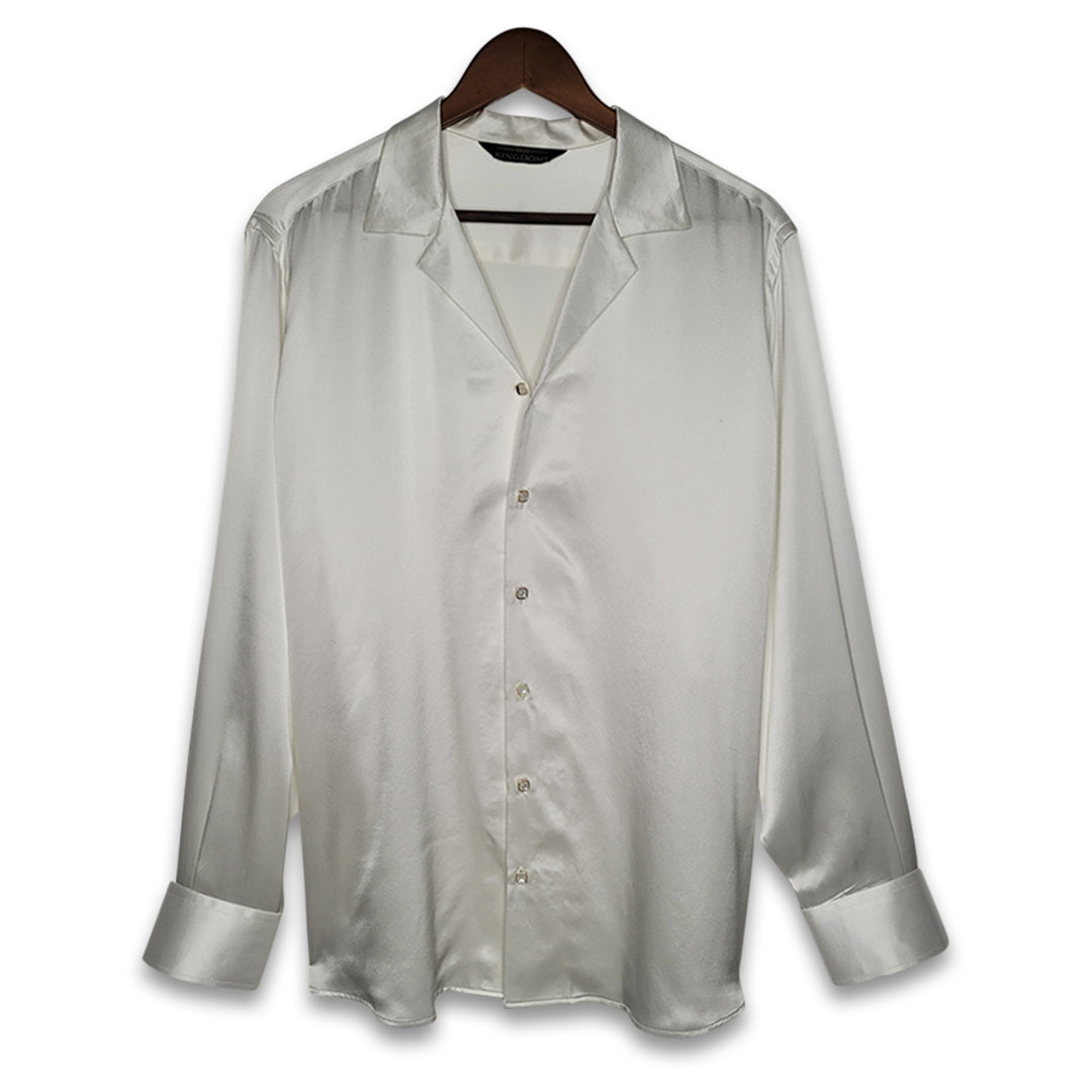 Off-White Silk shirt, Men's Clothing