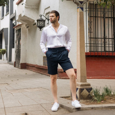 Men's White Silk Shirt Men's White Silk Shirt