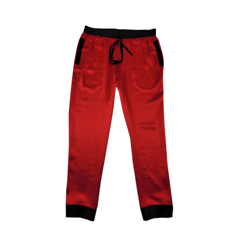 mens red silk pajama pants by 1000 kingdoms