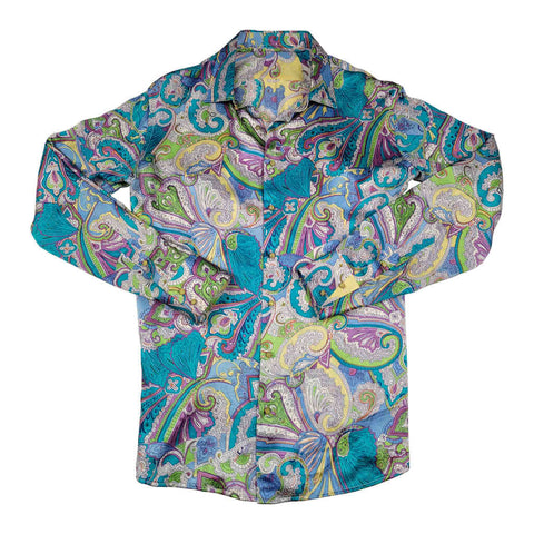 mens hawaii silk shirt by 1000 kingdoms